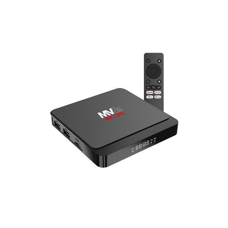 Muvip Mv22 Mini Pc Smart Tv 4k 5g - Android 14 - Quad Core - 2gb Ram - 16gb - Negro