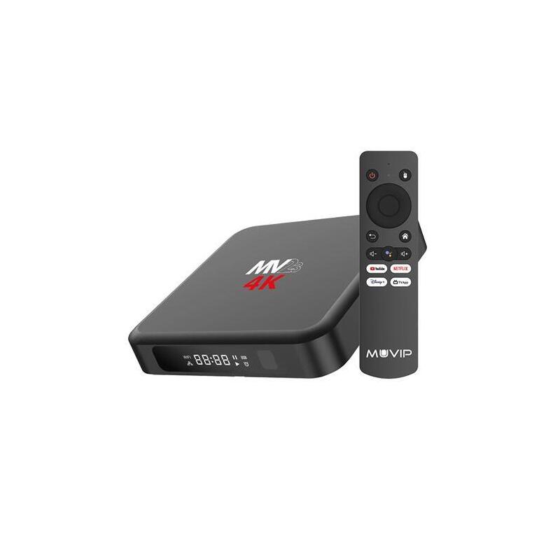 Muvip Mv23 Mini Pc Smart Tv 4k 5g - Android 14 - Quad Core - 4gb Ram - 32gb - Negro