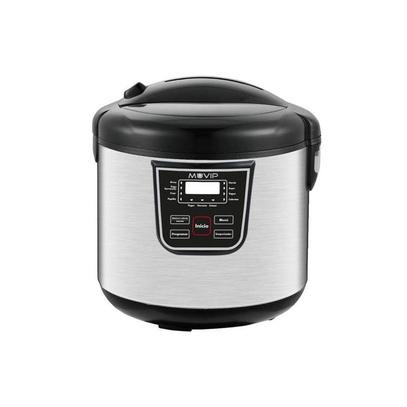 Muvip Olla A Presion Electrica - 5 Litros - 11 Programas Disponibles - 900w - Display Led - Acero Inoxidable -