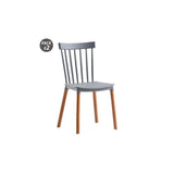 Muvip Pack 2 Sillas Design D800 - Color Gris