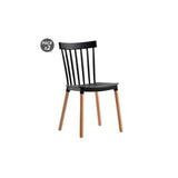 Muvip Pack 2 Sillas Design D800 - Color Negro