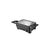 Muvip Sandwichera Inox 1800w - Placas Antiadherentes Reversibles Grill, Lisa - Selector De Temperatura - Placa Superior Basculante - Asas Tacto Frio
