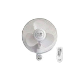 Muvip Ventilador De Pared - 45w - 3 Velocidades - Mando A Distancia - Blanco