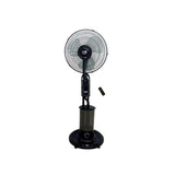 Muvip Ventilador De Pie - 75w - 40cm - 3 Velocidades - Nebulizador - Funcion De Oscilacion - Mando - Negro
