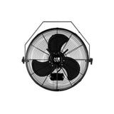 Muvip Ventilador Industrial De Pared Exterior - 140w - 3 Velocidades - Resistente A Agua Y Polvo - Ajuste De