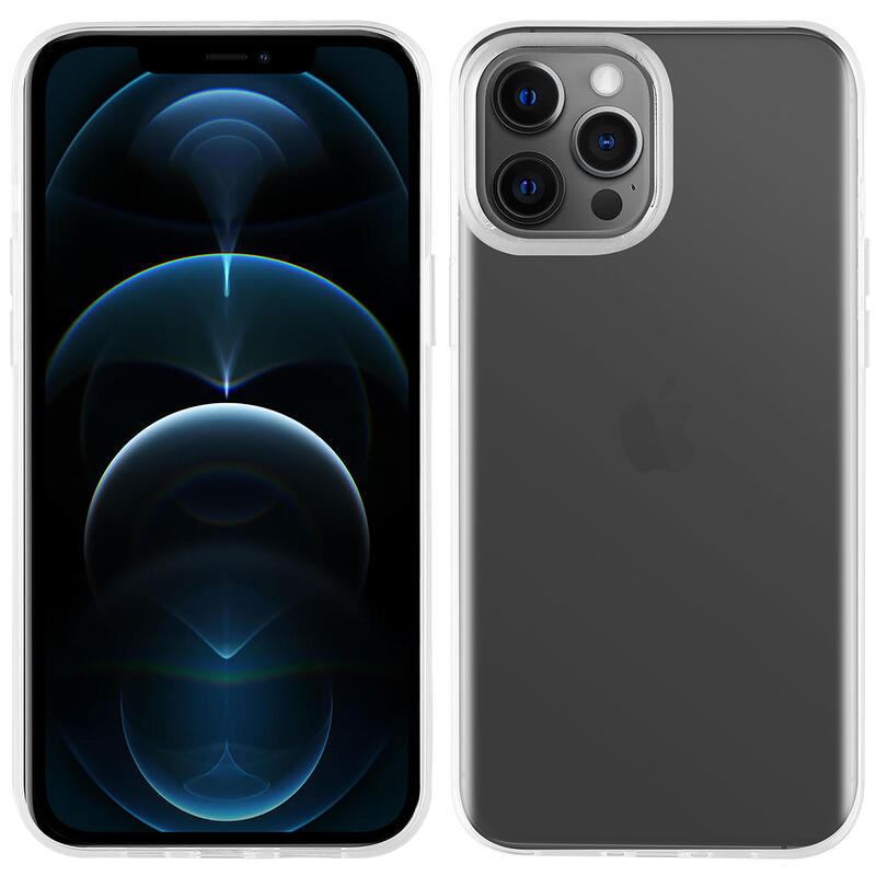 Muvit For Change Funda Apple Iphone 12 Pro Max Recycletek Transparente Antibacteriana