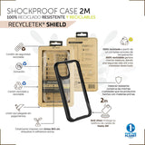 Muvit For Change Funda Shockproof 2m Compatible Con Apple Iphone 14 Pro Transparente