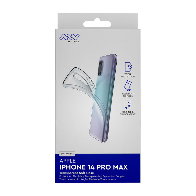 Myway Funda Compatible Con Apple Iphone 14 Pro Max Transpar Ente