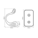 Nami Huevo Vibrador Con Contol Remoto Silicona Líquida Unibody