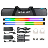 Nanlite Pavo Tube Ii 15x 2er Kit Farb-Effektleuchte Luces Efecto Color