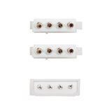 Nanocable Cable Alimentacion Molex 4pin Macho A 2x Molex 4pin Hembra 0.20m