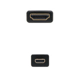 Nanocable Cable Micro Hdmi V1.4 Macho A Hdmi V1.4 Macho 1.80m - Alta Velocidad - Negro