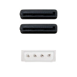 Nanocable Cable Sata Alimentacion 5.25" Molex 4pin Macho A 2x Sata Hembra 0.30m