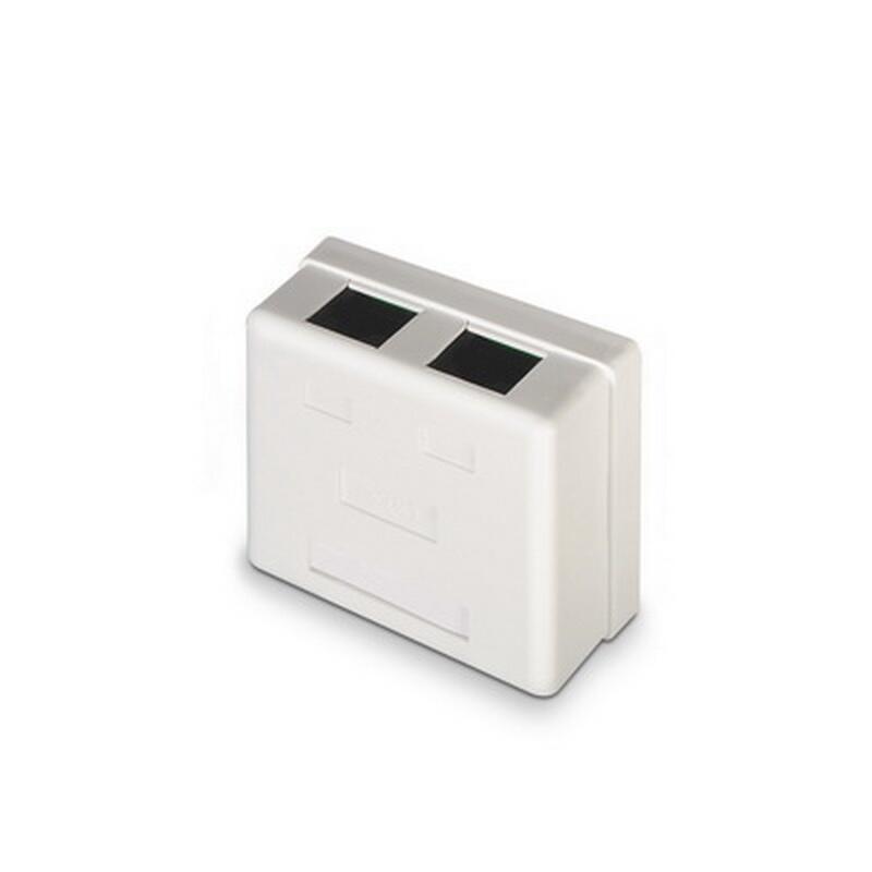 Nanocable Roseta De Superficie Rj45 Cat.6 Utp 2 Tomas