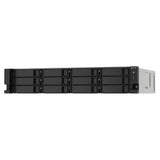 Nas Qnap Ts-1273au-Rp-8g 0/12hdd 2u Amd Ryzen V1500b, 4*2.2ghz, 8gb D4, 2.5 Gbe