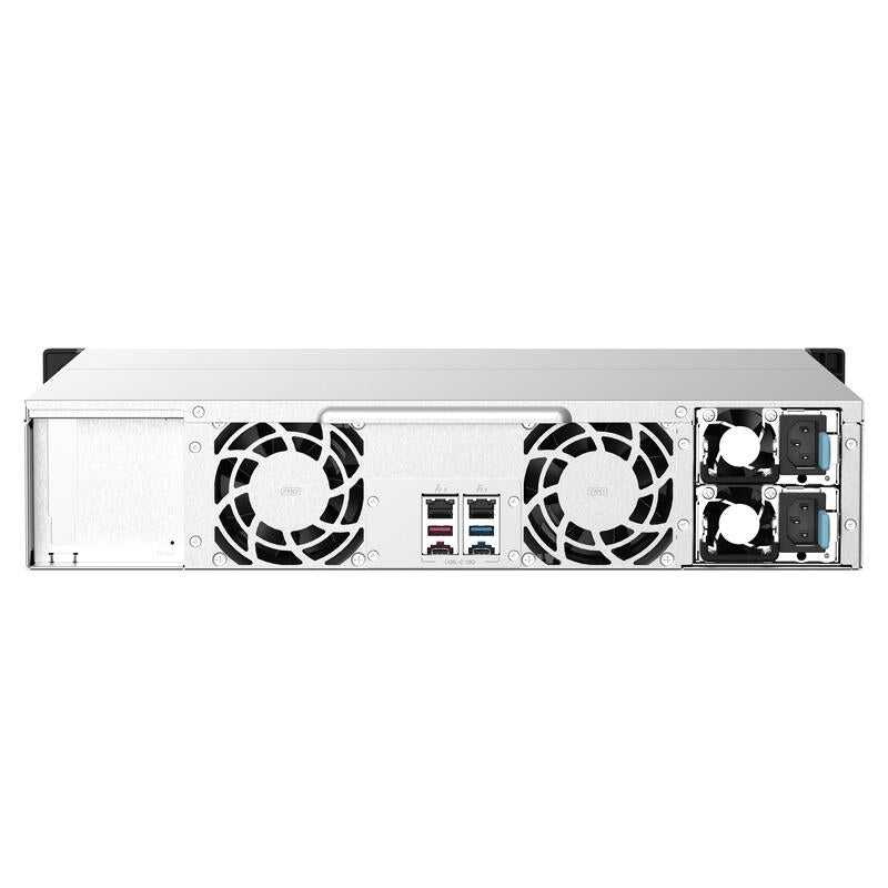 Nas Qnap Ts-1273au-Rp-8g 0/12hdd 2u Amd Ryzen V1500b, 4*2.2ghz, 8gb D4, 2.5 Gbe