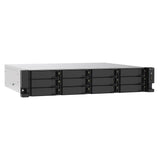Nas Qnap Ts-1273au-Rp-8g 0/12hdd 2u Amd Ryzen V1500b, 4*2.2ghz, 8gb D4, 2.5 Gbe