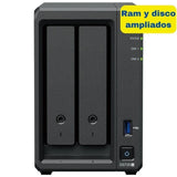 Nas Synology Diskstation Ds725+ 2 Bahías 3.5'- 2.5' 8gb Ddr4 8tb Formato Torre