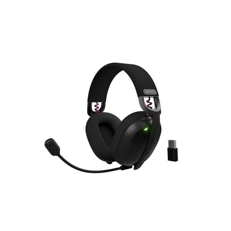 Natec Fury Headset Fukiya F6 With Micrófono Wireless Black