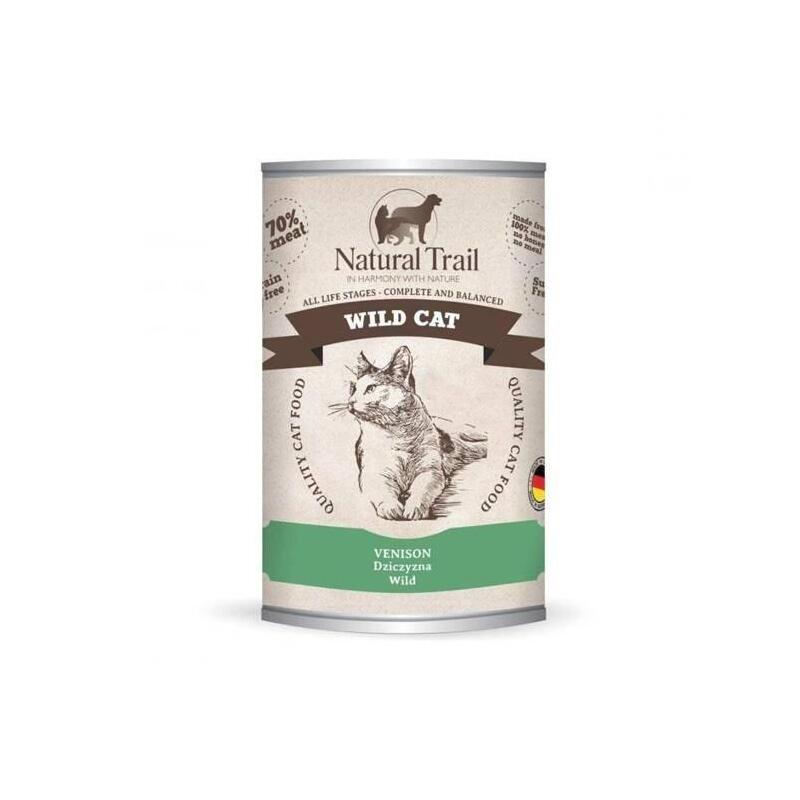 Natural Trail Cat  Wild Venision Puszka 400g