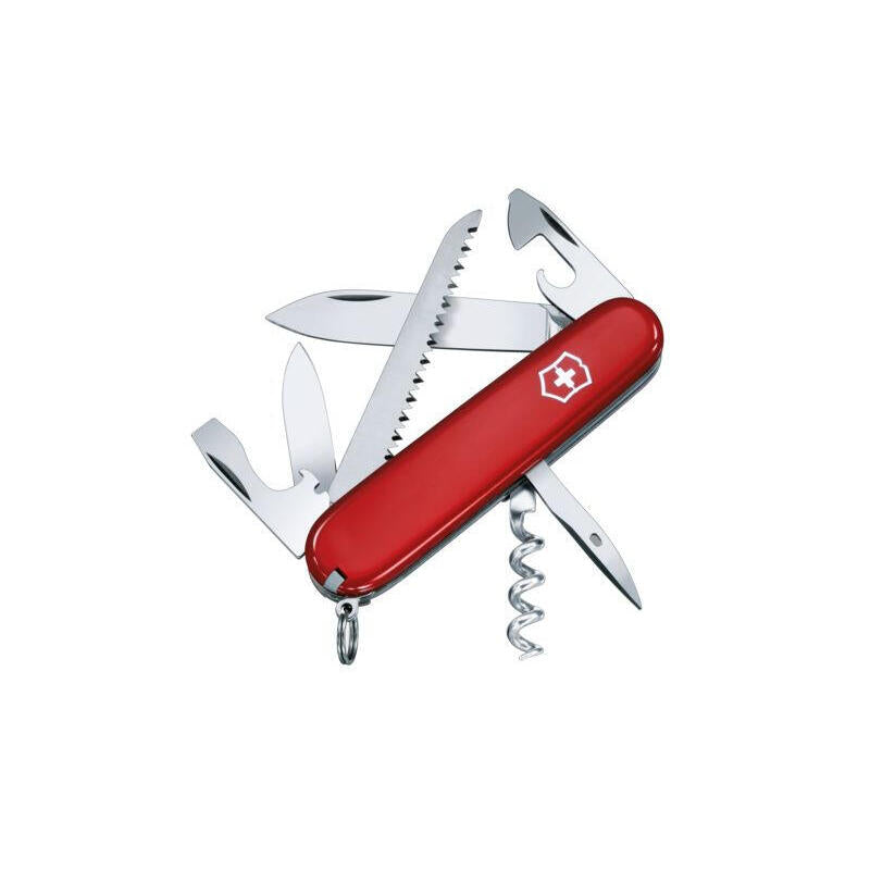 Navaja Camper Roja, 13 Funciones, 26x18x91mm, Peso 74g. Victorinox