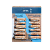 Navaja Expositor De 12 Unid, 4 Und - Nº6 + 4 Und - Nº7 + 4 Und - Nº8. Opinel