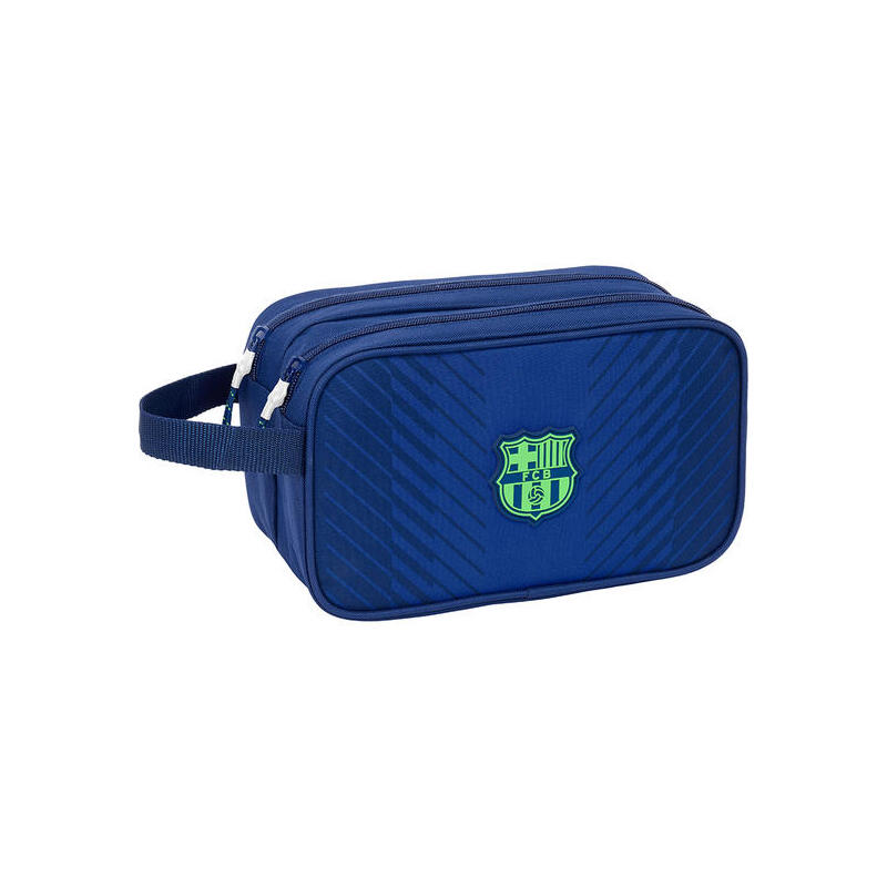 Neceser 2 Cremalleras Adapt.Carro F.C. Barcelona Navy Blue