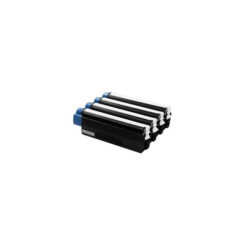 Negro Compatible Para  Oki Es6410-8k 44315320