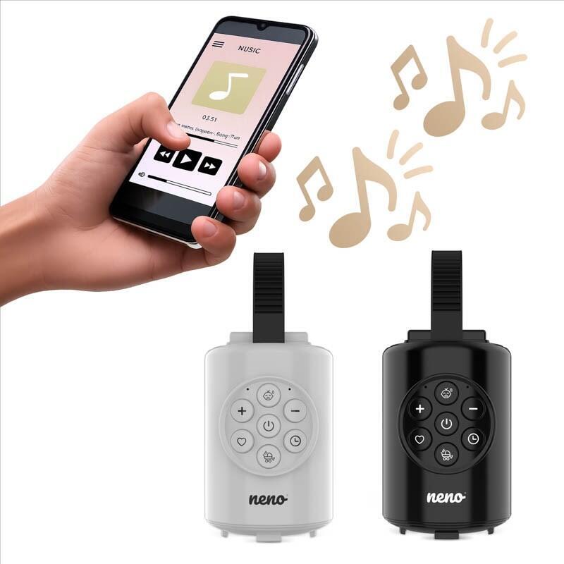 Neno Averto Black Cochecito Mecedora Electrónico Inteligente