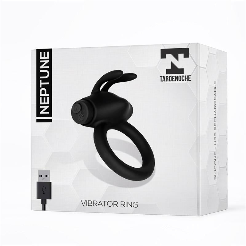 Neptune Anillo Vibrador Silicona Recargable Usb