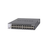 Netgear M4300-24x Gestionado L3 10g Ethernet (100/1000/10000) Negro 1u