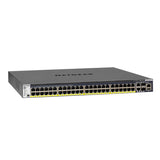Netgear M4300-52g-Poe+ 1000w Psu Gestionado L2/L3/L4 Gigabit Ethernet (10/100/1000) Negro 1u Energía Sobre Ethernet (Poe)