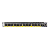 Netgear M4300-52g-Poe+ 1000w Psu Gestionado L2/L3/L4 Gigabit Ethernet (10/100/1000) Negro 1u Energía Sobre Ethernet (Poe)