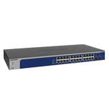 Netgear Xs724em Gestionado L2 10g Ethernet (100/1000/10000) Azul, Gris 1u