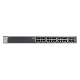 Netgear Xs728tconmutadorl3 Liteinteligente24 X 10gbase-T + 4 X 10 Gigabit Sfp+Sobremesa, Montaje En Rack