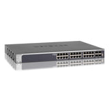 Netgear Xs728tconmutadorl3 Liteinteligente24 X 10gbase-T + 4 X 10 Gigabit Sfp+Sobremesa, Montaje En Rack