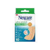 Nexcare Flexible Comfort Finger Pack De 10 Apositos Para Heridas - 6x10cm - Elastico - Resistente Al Agua - Piel