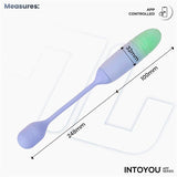 Nexegg Motion Huevo Vibrador Con Thrusting App Lila/Pistacho