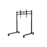 Next Level Round Tube Freestanding Single Monitor Stand