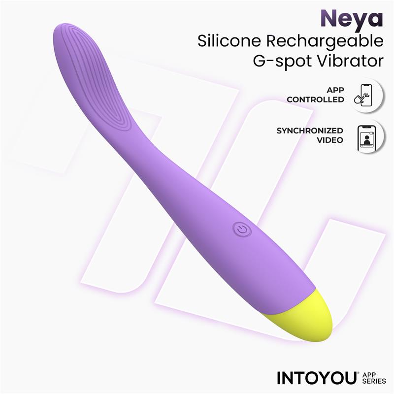 Neya Vibrador Punto G Con App Púrpura