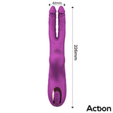 Nico Vibrador Con Dildos Alternantes Y Bola Percutora 4 Motores