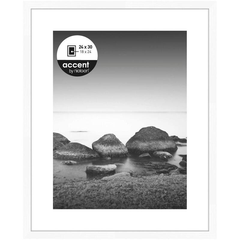 Nielsen Aura Blanco 24x30 Madera Incl. Passepartout 1122001