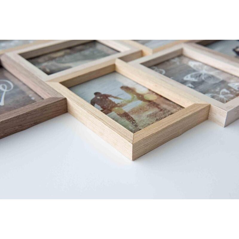 Nielsen Collage Colores Mezclados 10 10x10x15 Galería De Madera 8999345