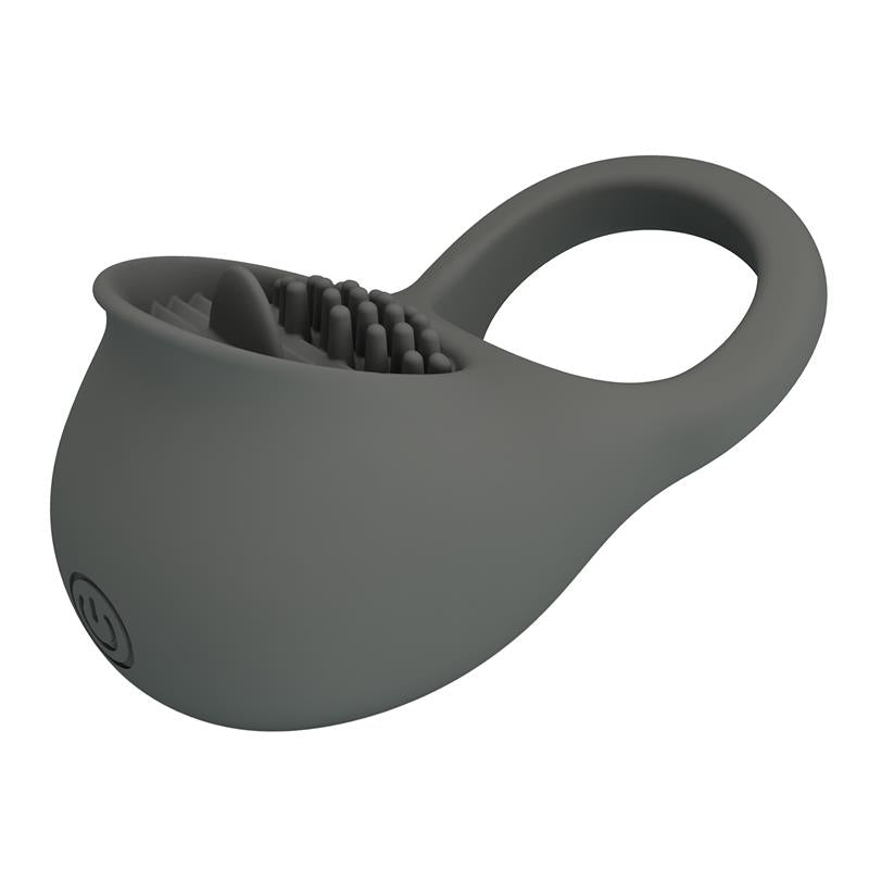 Pretty Love - Nimbus Anillo Vibrador Con Lengua Gris
