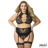 Nisa Set Sujetador, Liguero Y Tanga Talla 44-46