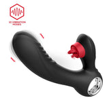 Niza Vibrador Con Calor Y Triple Lengua Estimuladora De Clítoris