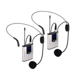 Micrófonos Nk Ig33008kit Plata Y Negro Pack De 2 De Solapa Inalámbricos Con Adaptador De Cámara