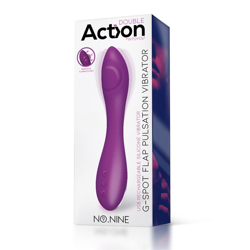 No. Nine Vibrador Punto G Función De Pulsación Usb Magnético Silicona
