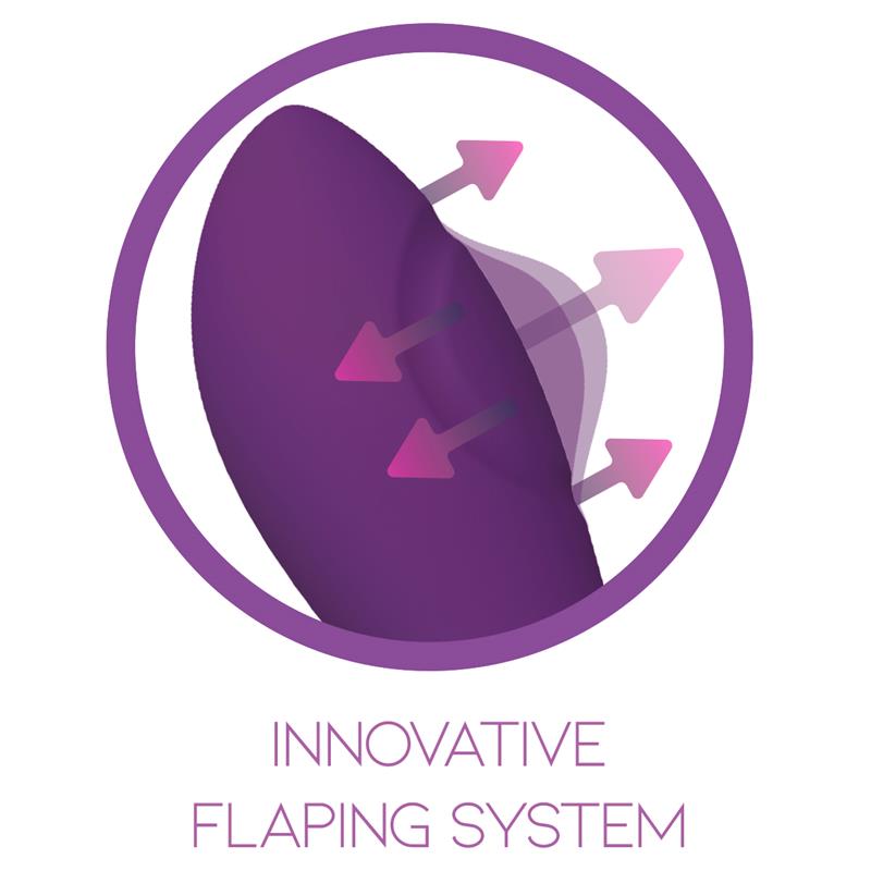 No. Nine Vibrador Punto G Función De Pulsación Usb Magnético Silicona