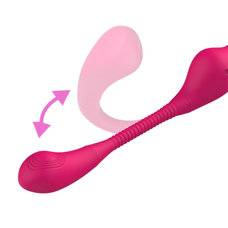 Vibrador  No. Twentythree  Doble Con Pulsación Y Thrusting Flexible 180º